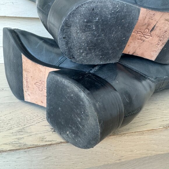 Cole Haan Nike Air Sole Whitley Knit Cuff Knee High Slip On Boots Size 8 - Picture 16 of 16